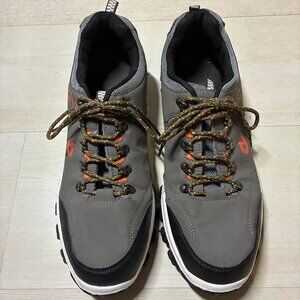 Zuodi Men's Outdoor Walking Hiking Sneakers Shoes Grey Black Size 14-15 (UK 48)